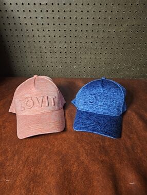 Lovit Embroidered Baseball Cap - Pink and Blue
